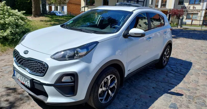 kia wielkopolskie Kia Sportage cena 113900 przebieg: 20000, rok produkcji 2021 z Szczecin